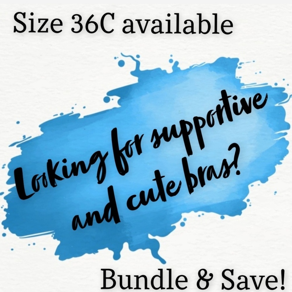 NWT Bras 36C